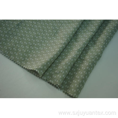 Rayon Polyester Slub Natural Crease Tencel Print Fabric